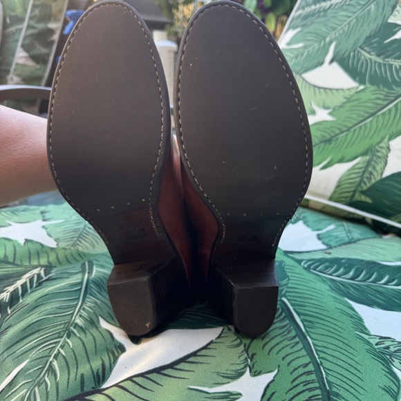 NWOT Frye Jackie Western Cognac Bootie - Picture 5 of 6